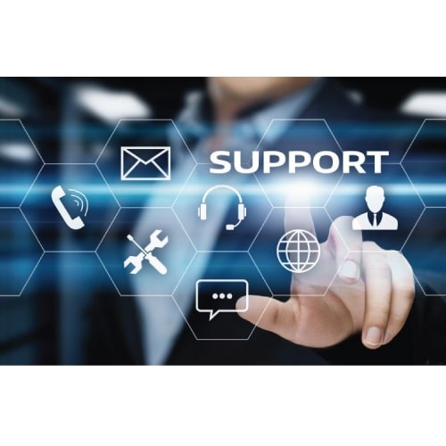 Website chatbot answering customer queries 24/7