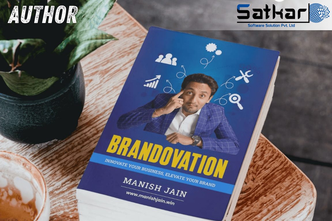 Brandovation book by Manish Jain on a wooden table