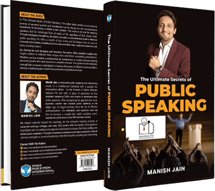 The Ultimate Secrets of Public Speaking book, front and back covers